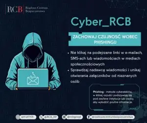 Ostrzeżenie przed cyberatakami i oszustami podszywającymi się pod inne osoby