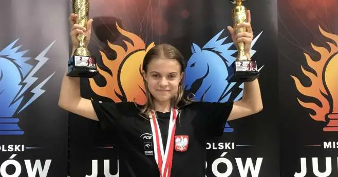 Wicemistrzostwa Polski dla 13-letniej Zuzanny Kamińskiej