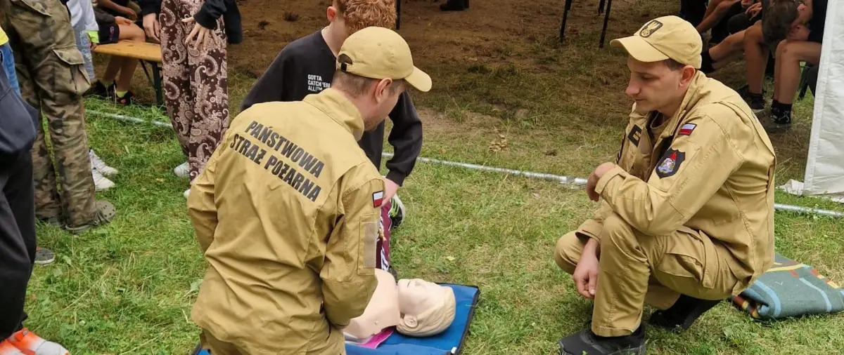 Edukacyjne spotkanie o bezpieczeństwie dla harcerzy