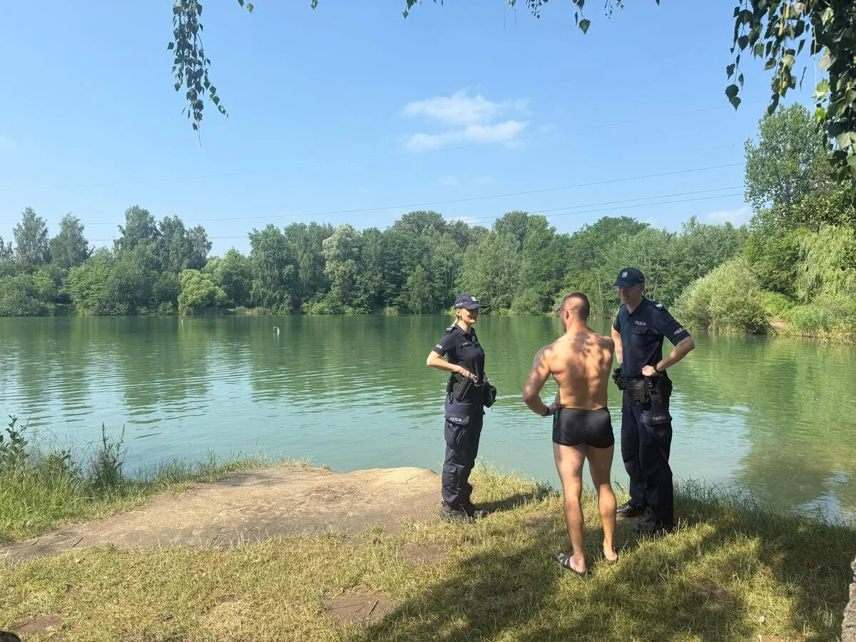 Częstochowscy dzielnicowi monitorują zbiorniki wodne