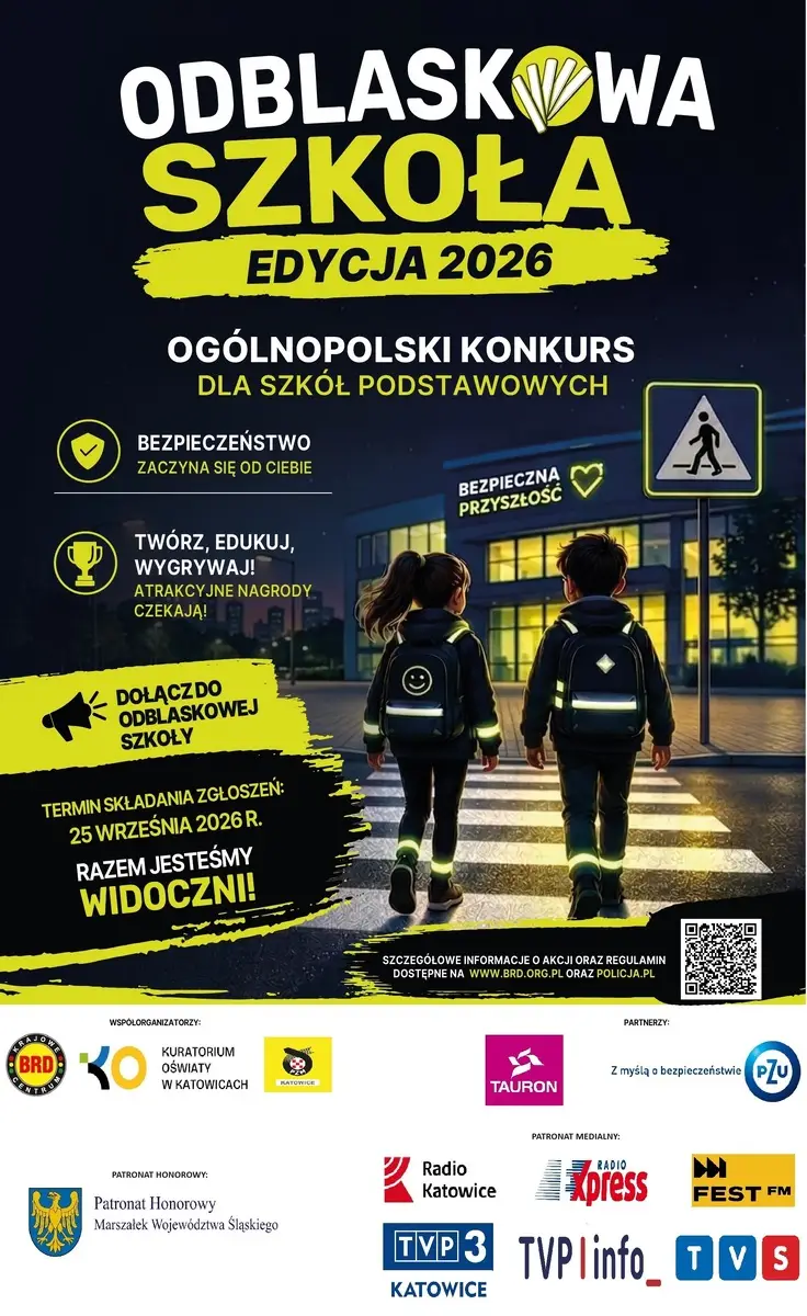 Rozpoczęcie ogólnopolskiego konkursu 'Odblaskowa szkoła 2026'