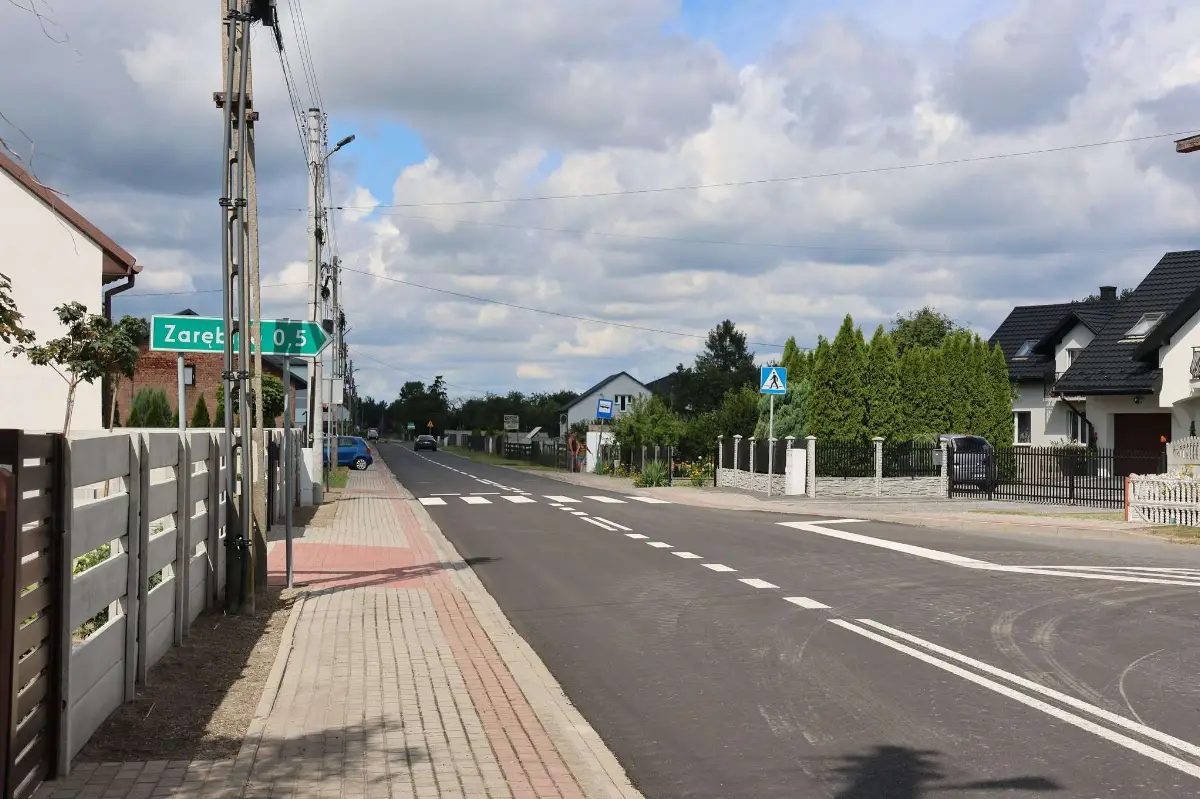 Zakończenie remontu drogi powiatowej nr 1096S w Stanisławowie