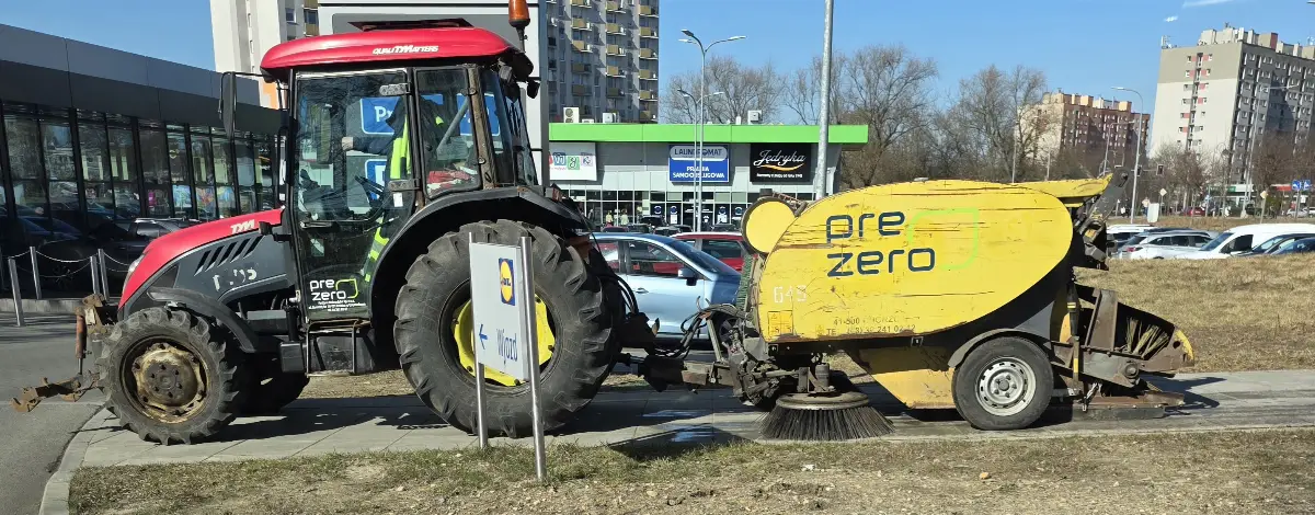 Prace porządkowe po zimie w Częstochowie